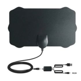 Mini Digital TV Antenna DVB-T2 (Option: black)