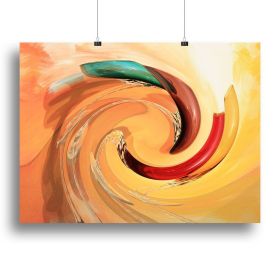 Spiral Canvas Print or Poster (Type: Standard Framed Canvas Print, size: X-Large (28" x 20"))
