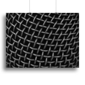 Metal Grid Canvas Print or Poster (Type: Standard Framed Canvas Print, size: Medium (16" x 12"))